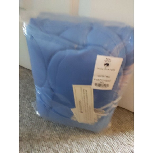 Kate Quinn Classic Pacific Blue Circle Quilt NEW Baby Stuff Warm Gender neutral - Picture 3 of 3